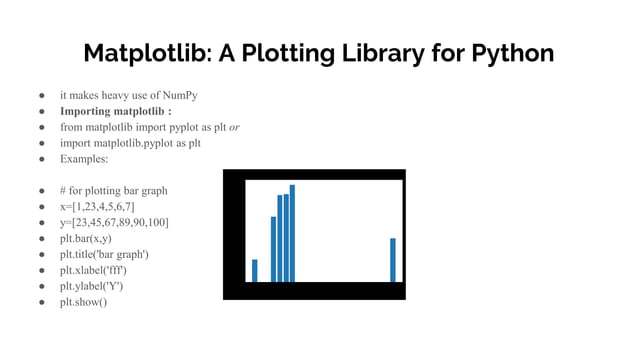 Ml programming with python | PPT