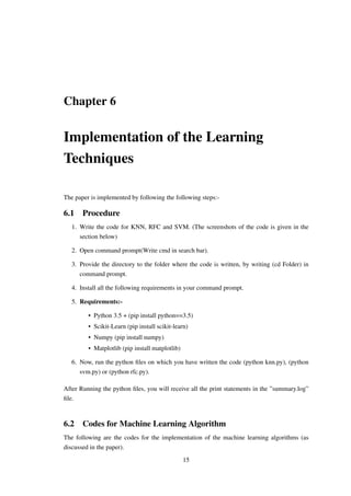 Machine Learning Project - Neural Network | PDF