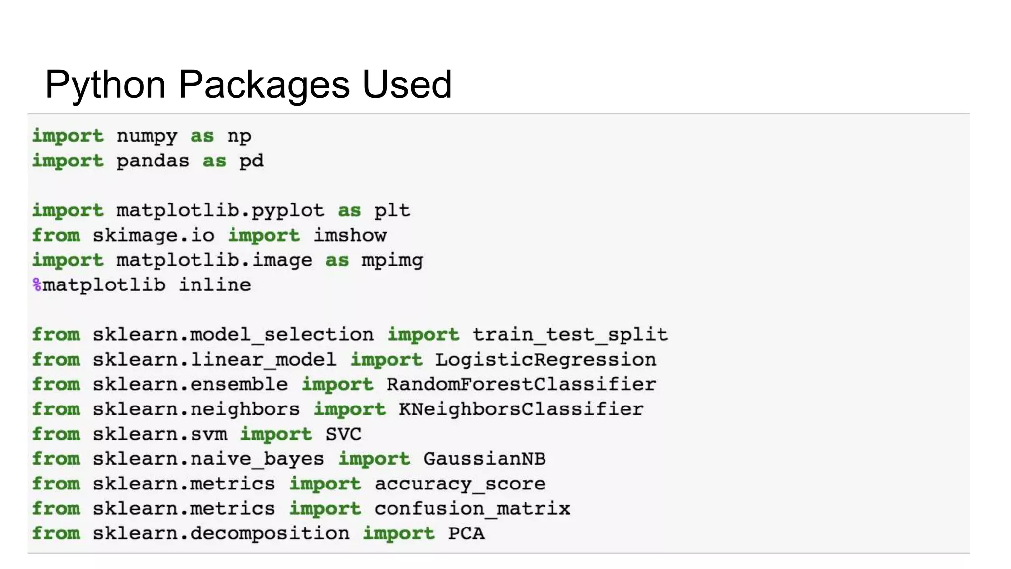 Machine Learning project presentation | PPTX