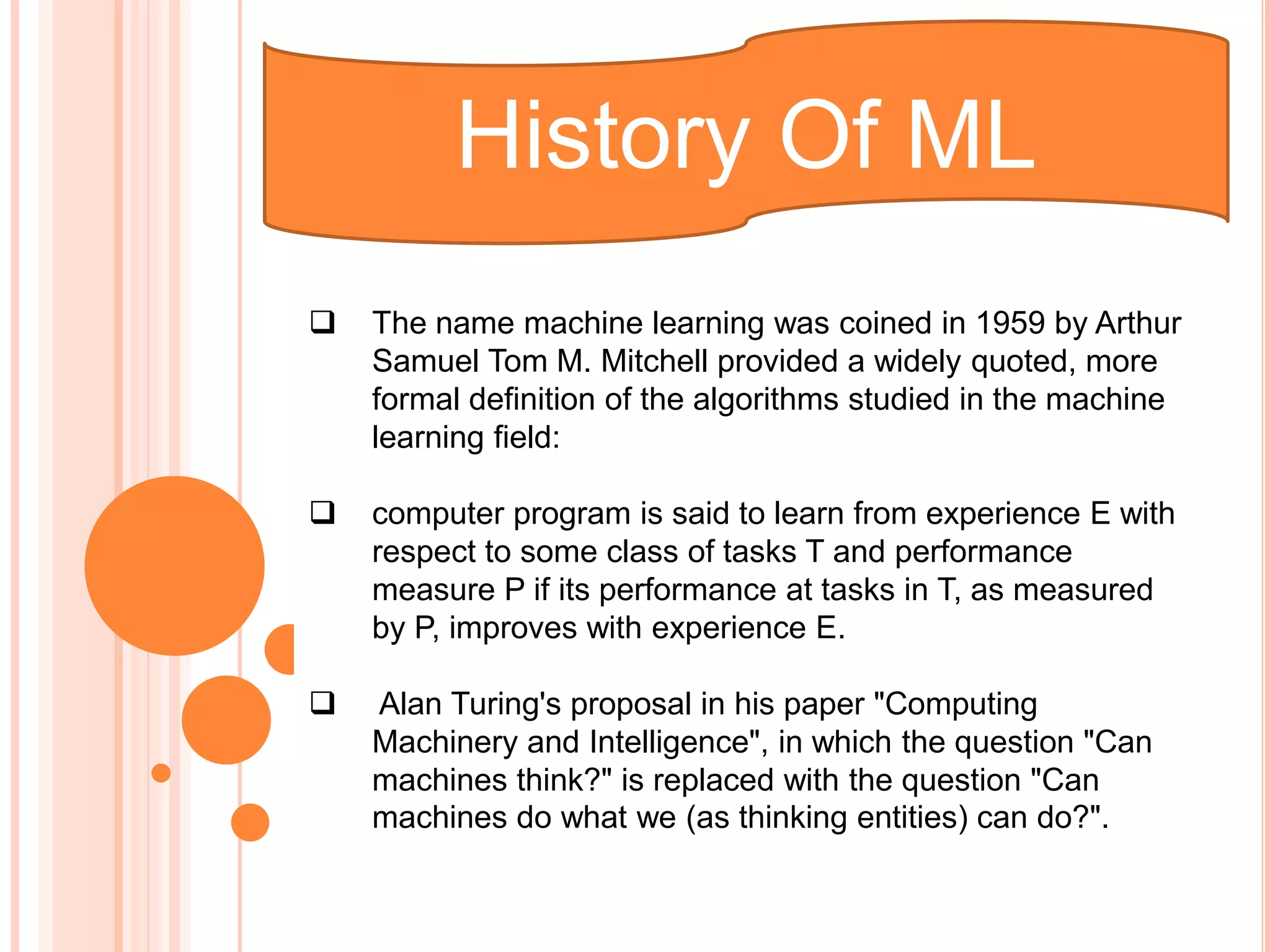 Machine Learning ppt | PPTX