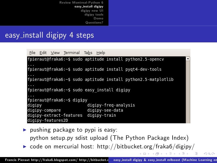 easy_install digipy & mlboost