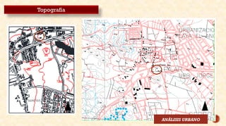 Topografía
ANÁLISIS URBANO
 