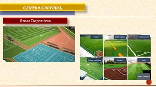 CENTRO CULTURAL
Áreas Deportivas
 