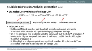 Econometrics Multiple Regression Example.pdf Comprehensive Guide to Multiple Regression Analysis in Econometrics | PPTX