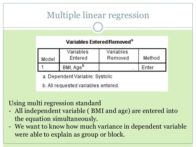 Multiple Linear Regression