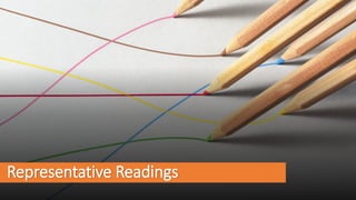 Representative Readings
 