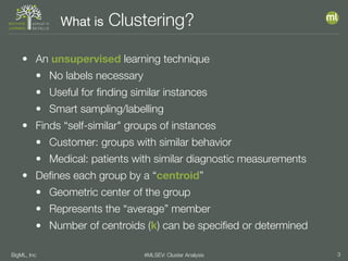 MLSEV. Cluster Analysis and Anomaly Detection | PDF