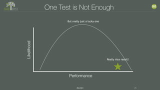#MLSEV 25
One Test is Not Enough
Performance
Really nice result!
Likelihood
But really just a lucky one
 
