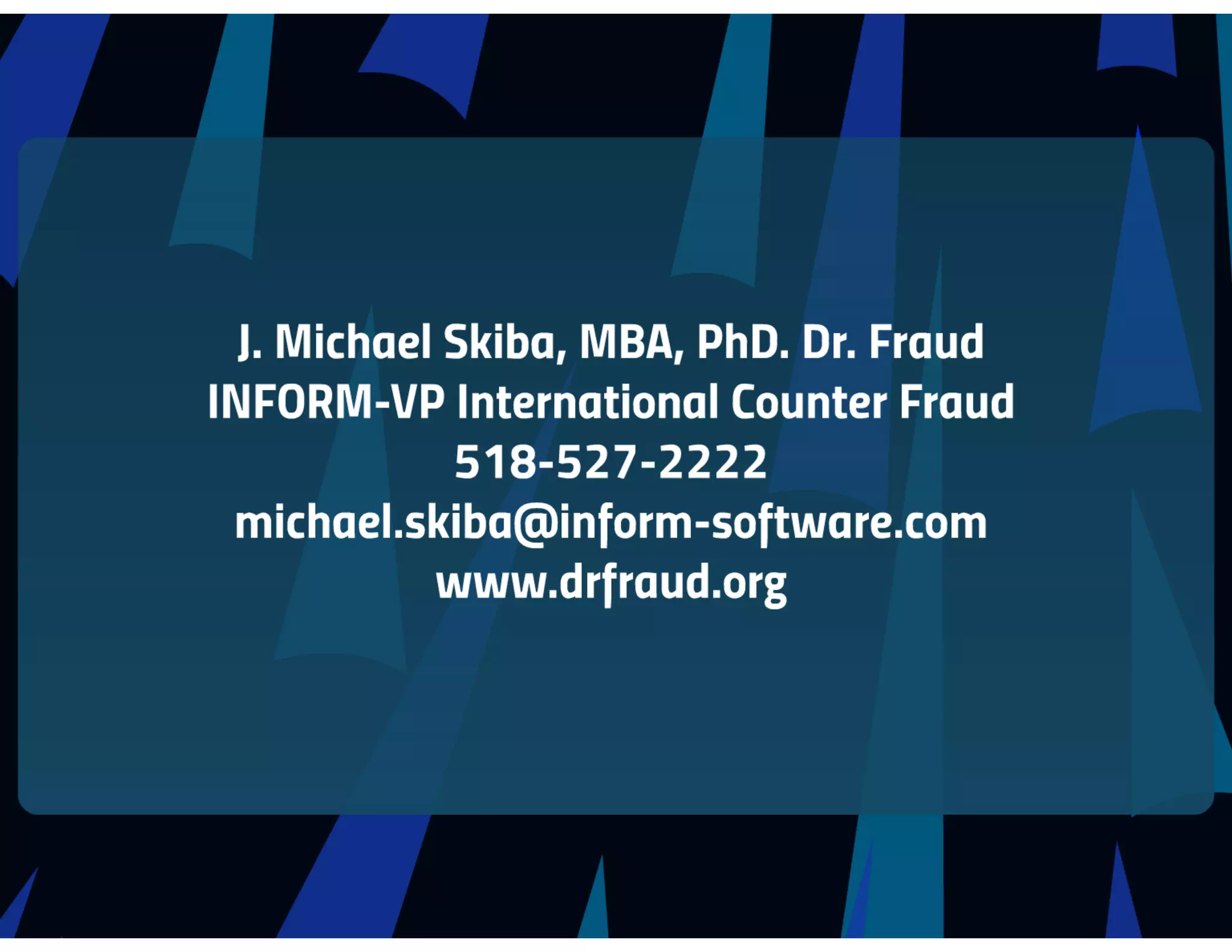 MLSEV Virtual. Fraud in a Digital Environment