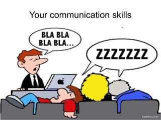 Train the Trainer
Mohammad Tawfik
http://AcademyOfKnowledge.org
http://WikiCourses.WikiSpaces.com
Your communication skills
 