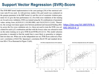 Support Vector Regression (SVR)-Score
https://doi.org/10.1007/978-3-
642-34123-6_2
 