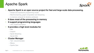 Machine Learning With Spark | PPTX
