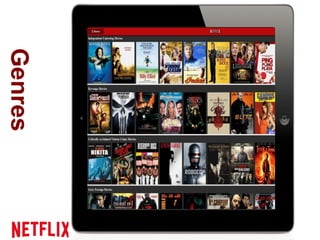 Xavier Amatriain – July 2014 – Recommender Systems
Genres
 