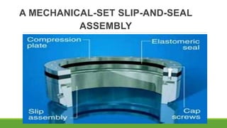 A MECHANICAL-SET SLIP-AND-SEAL
ASSEMBLY
 