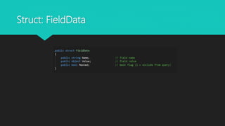 Struct: FieldData
 
