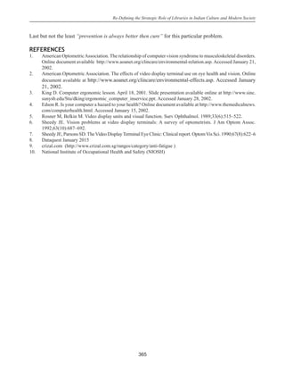 Computer Vision Syndrome among Library Professionals | PDF