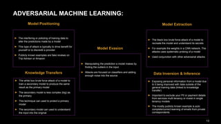 Securing your Machine Learning models | PPTX | Cloud Computing | Internet