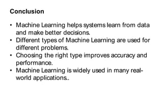 Types of Machine Learning in Machine Learning | PDF