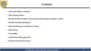 Comprehensive Introduction to Machine Learning Concepts and ...