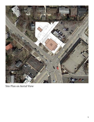 9
Site Plan on Aerial View
 