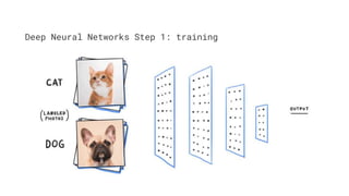 Deep Neural Networks Step 1: training
 