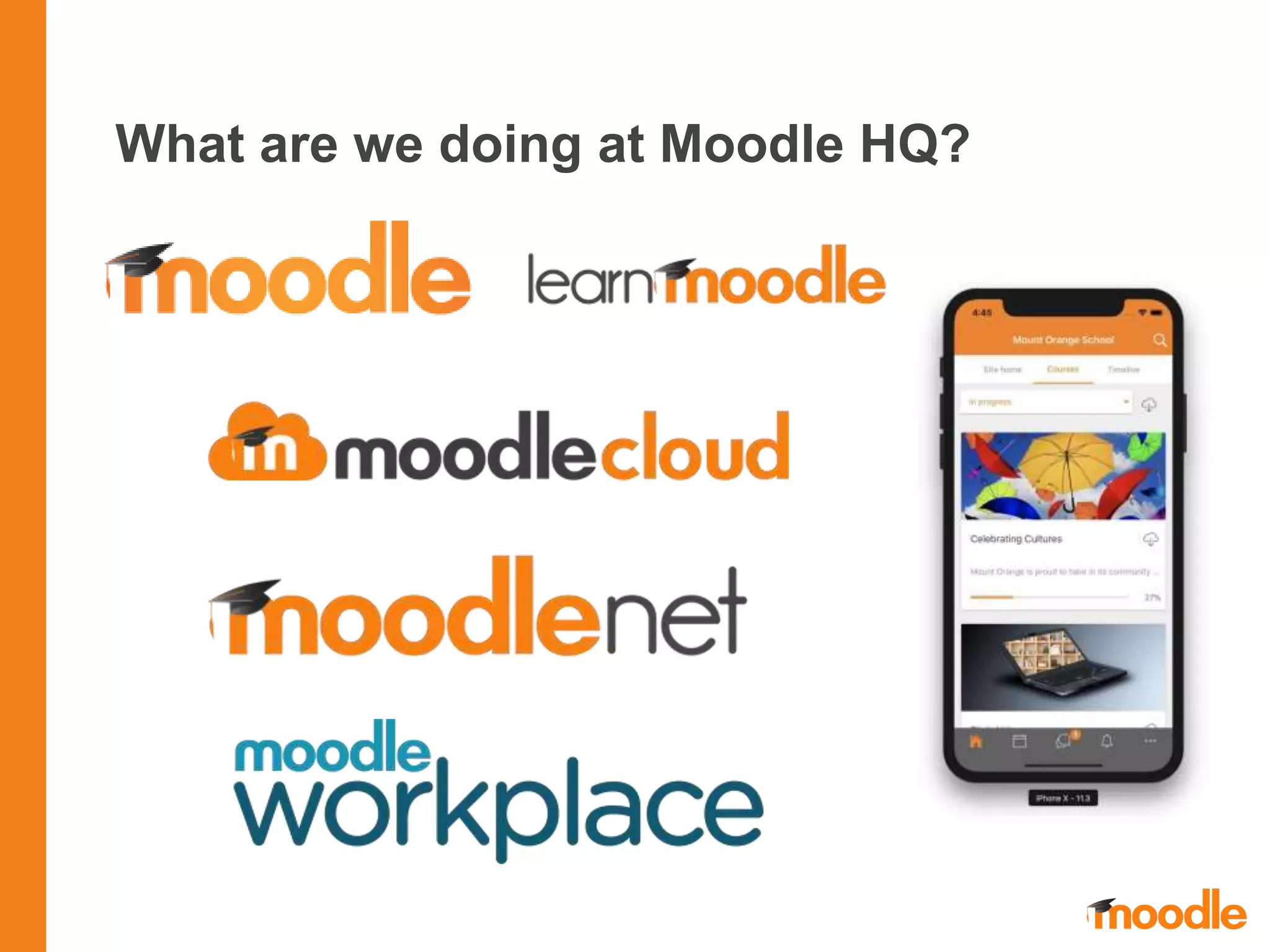 What are we doing at Moodle HQ?
 