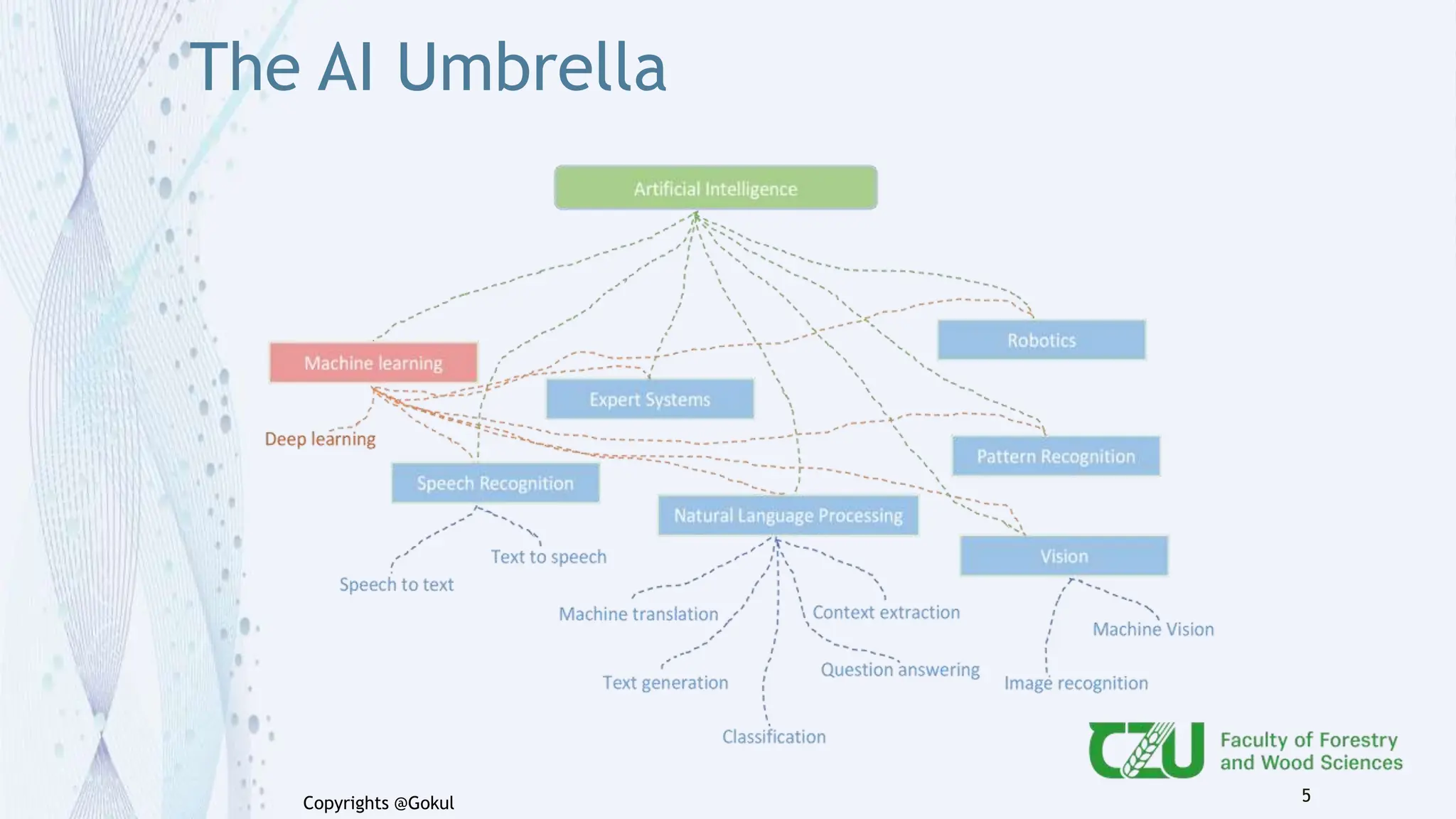 The AI Umbrella
5
Copyrights @Gokul
 