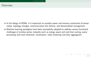 Machine Learning (ML) in Wireless Sensor Networks (WSNs) | PDF