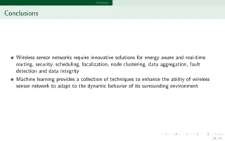 Machine Learning (ML) in Wireless Sensor Networks (WSNs) | PDF