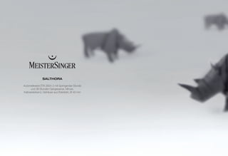 Salthora 
Automatikwerk ETA 2824-2 mit Springender Stunde 
und 38 Stunden Gangreserve, Minute, 
Kalbslederband, Gehäuse aus Edelstahl, Ø 40 mm 
 