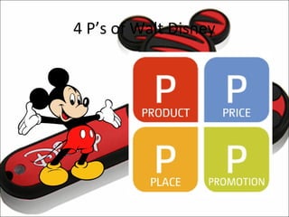 4 P’s of Walt Disney
 
