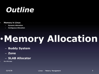 Linux Memory Management | PPTX | Operating Systems | Computer Software ...