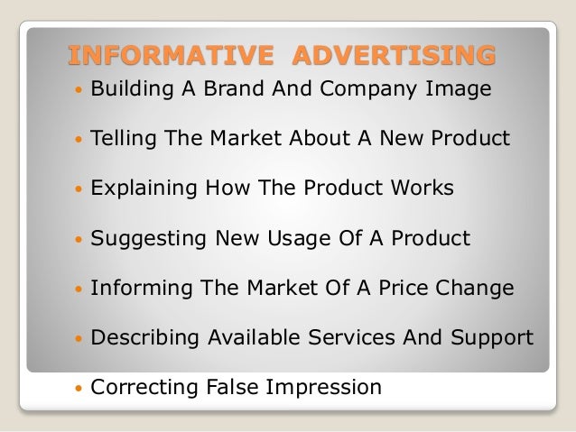 concept of advertising