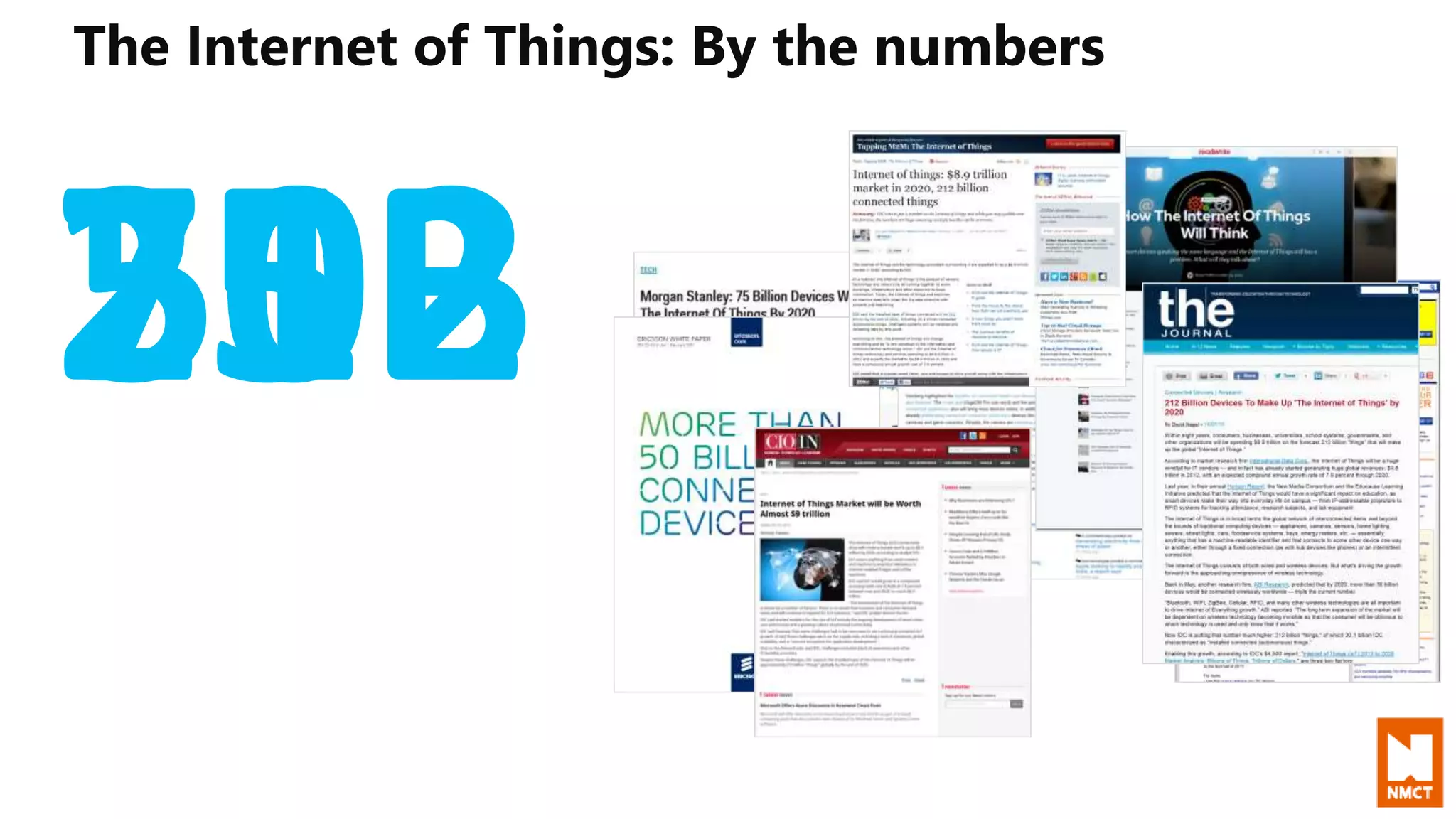 The Internet of Things: By the Numbers
B5075212
The Internet of Things: By the numbers