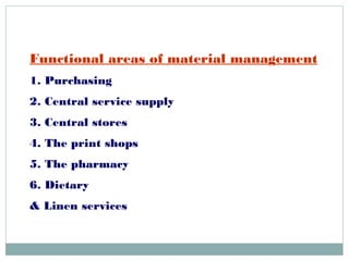 Material Management | PPT