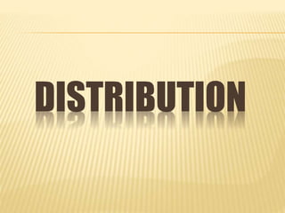 DISTRIBUTION
 