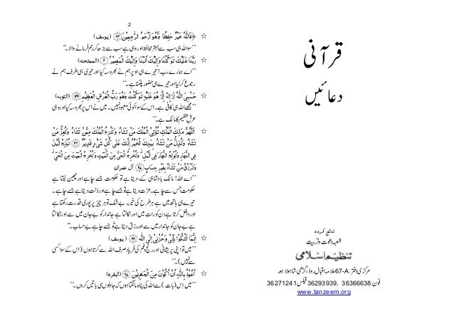 Quranic Supplication Duas From The Only God Allah