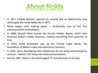 Product Life Cycle-Nokia Example[Krunal Saija] | PDF