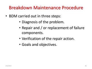MAINTENANCE MANAGEMENT | PPTX
