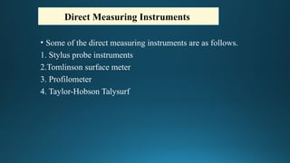 ME3592 - Metrology and Measurements - Unit - 4 - Lecture Notes | PPTX