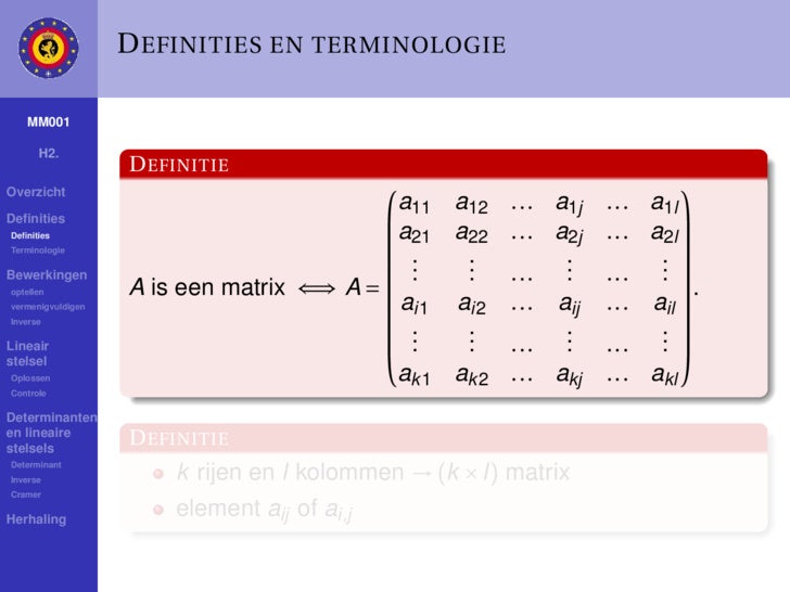 2 vermenigvuldigen matrices matrices (Dutch) Math: