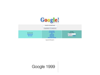 Google 1999
 