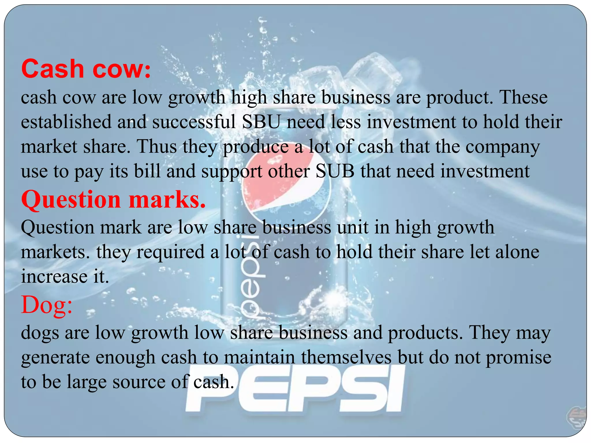 Product Life Cycle Of Pepsi