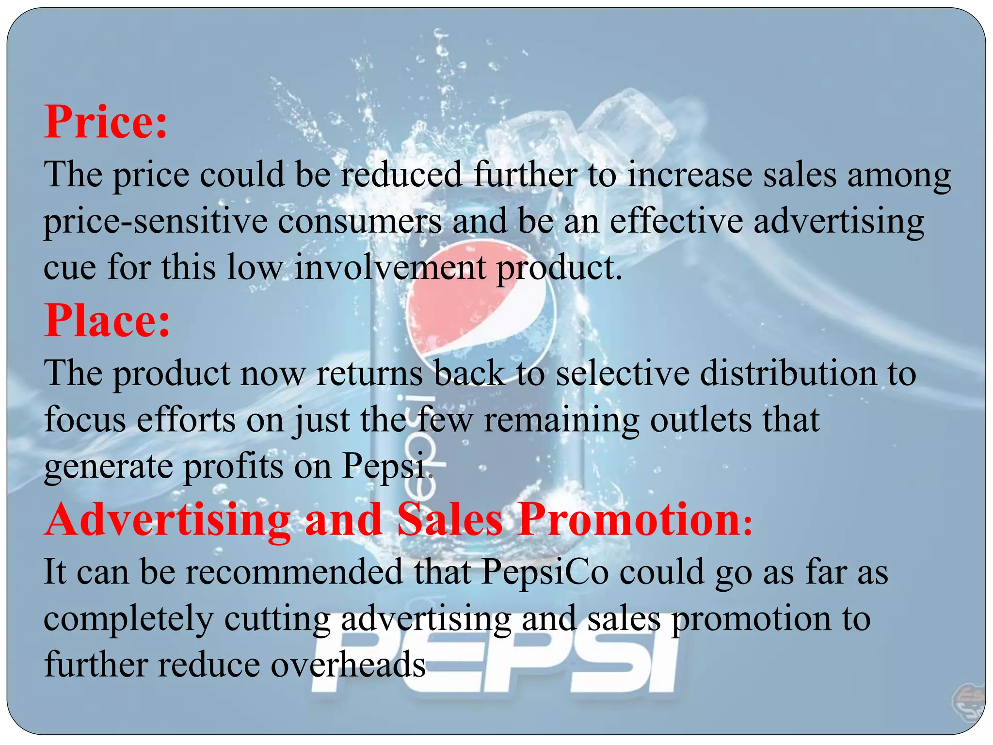 Product Life Cycle Of Pepsi