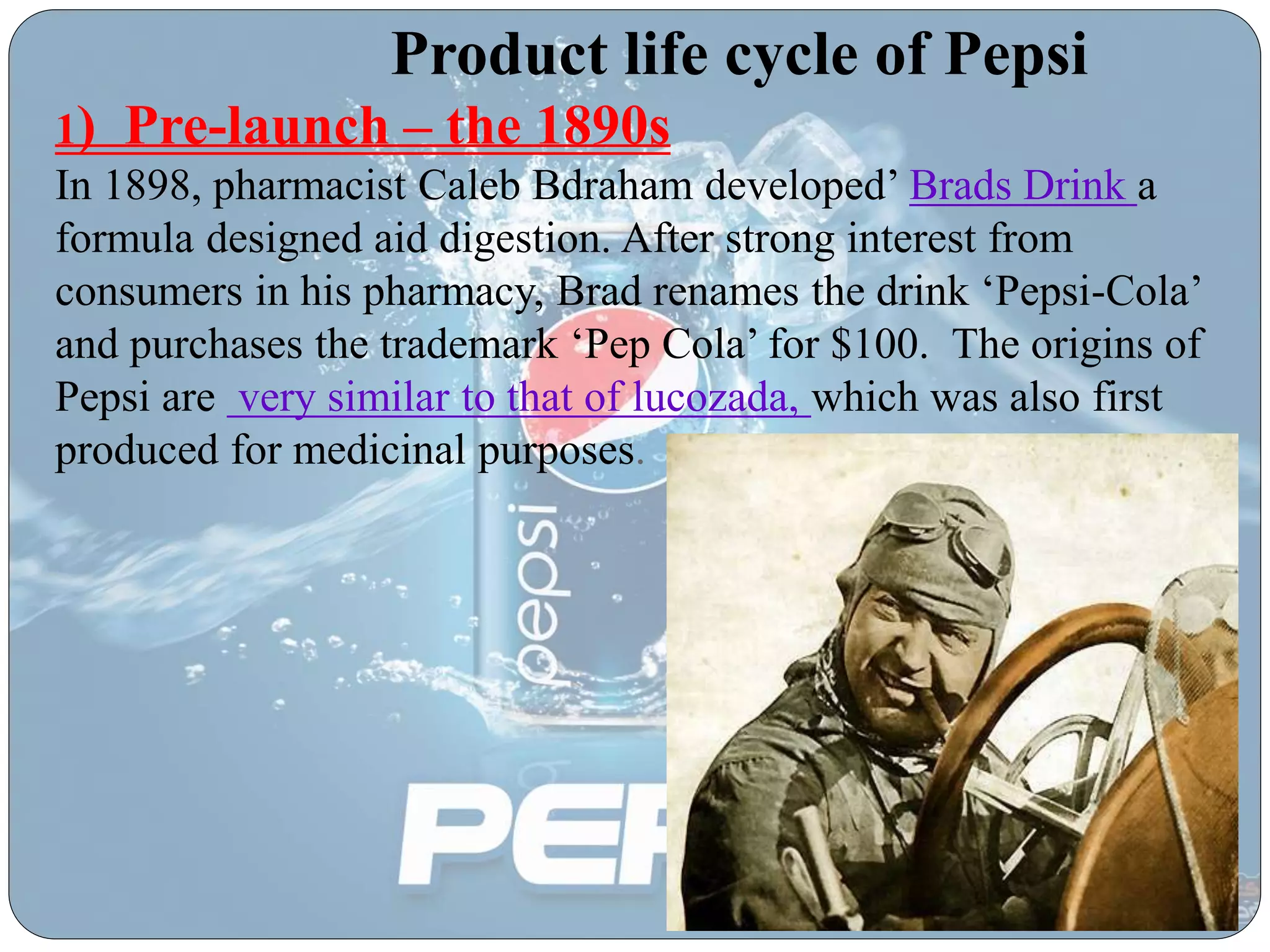 Product Life Cycle Of Pepsi