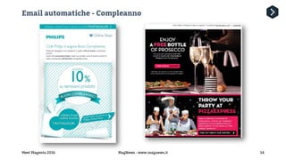 Gianluca Cangini - Ecommerce + Email Marketing: come automatizzare e personalizzare la comunicazione per aumentare le vendite online e offline