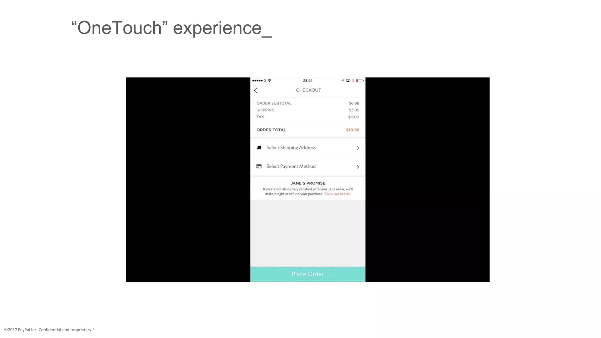 “OneTouch” experience_
 