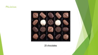 Division
1
20 chocolates
 