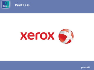 Print Less
 