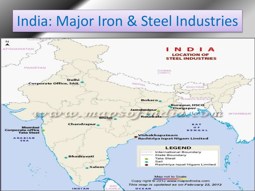 Iron and Steel Industry in India ( Seminar Presentation)
